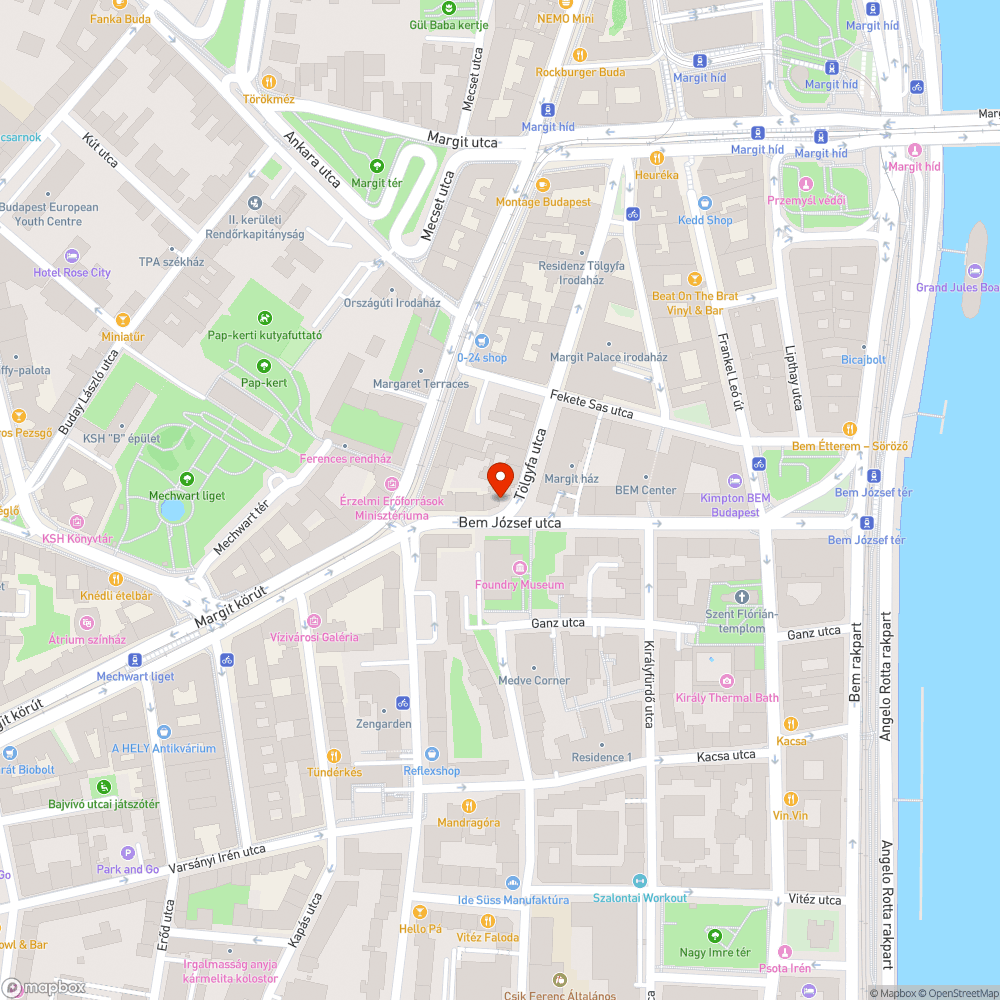 Balesetveszélyes átkelési lehetőség bejelentés helye