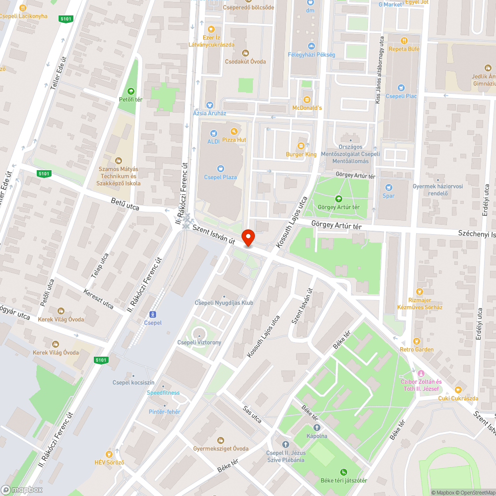 Illegális szemét bejelentés helye