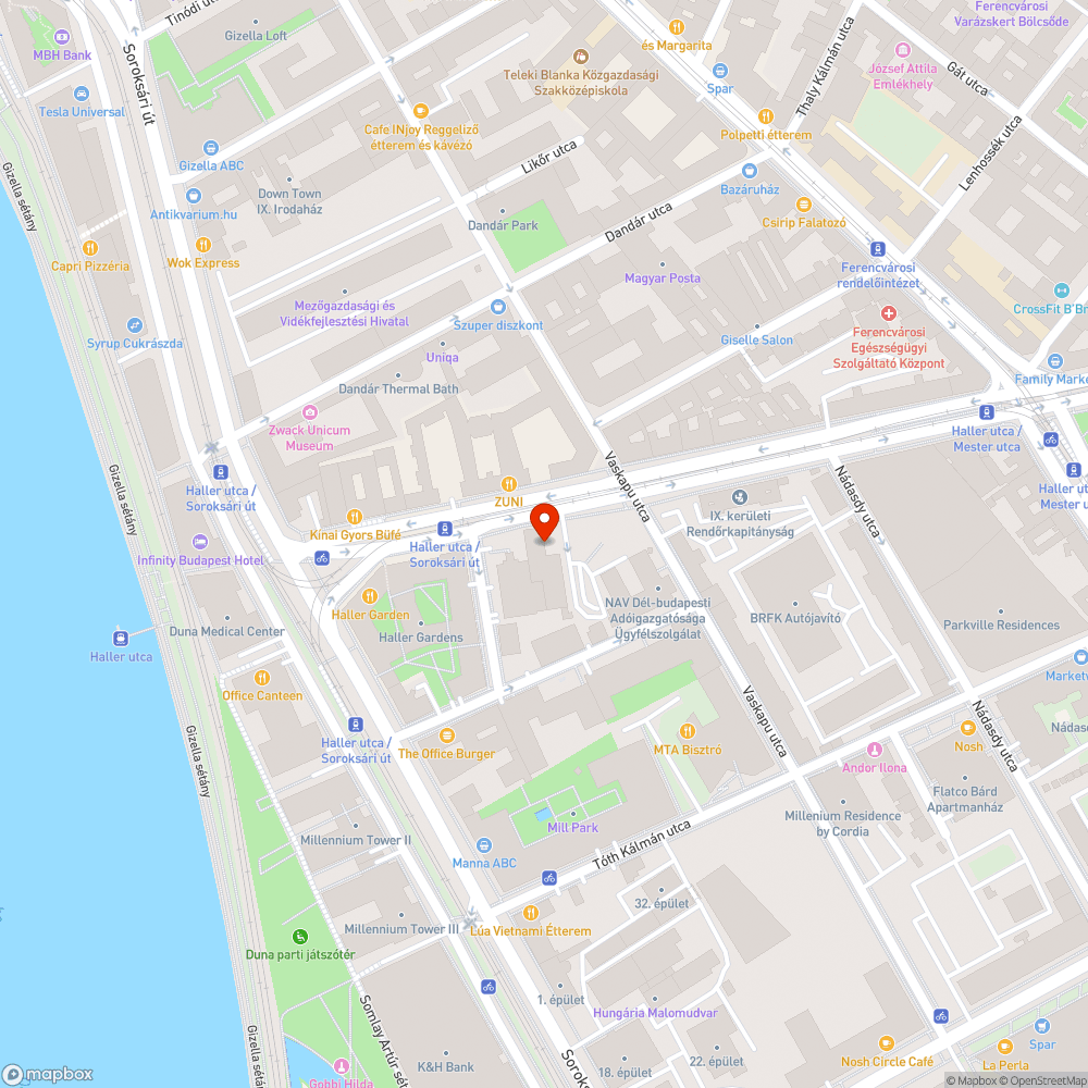 Mozgó fedlap bejelentés helye