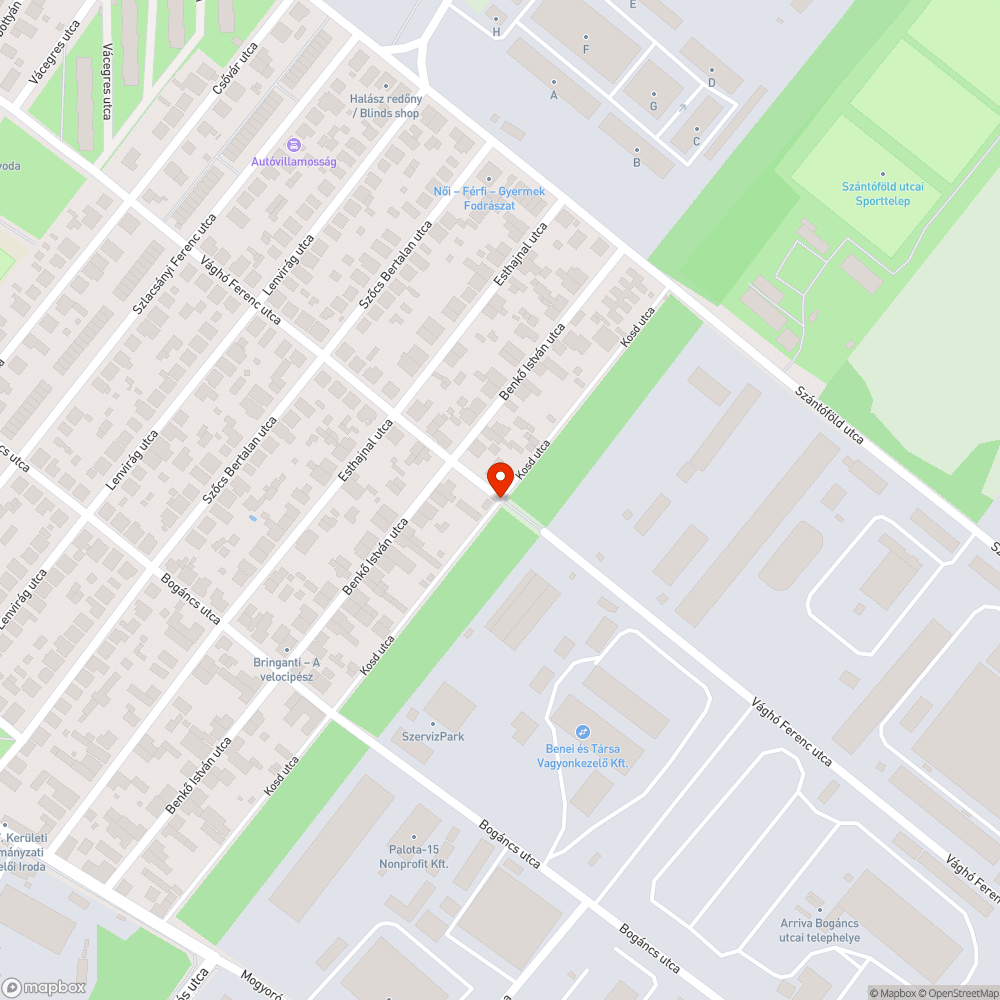 Járhatatlan útszakasz bejelentés helye