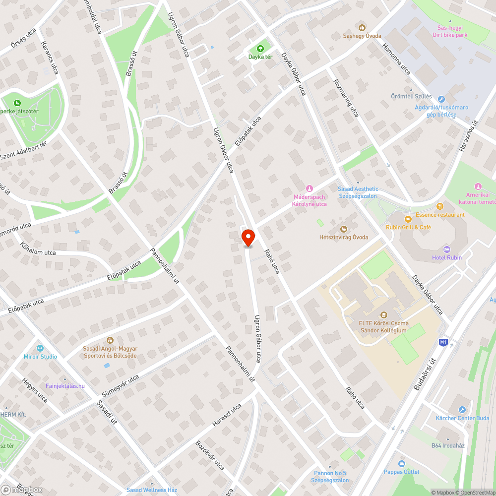 Ugron - Rahó fák bejelentés helye