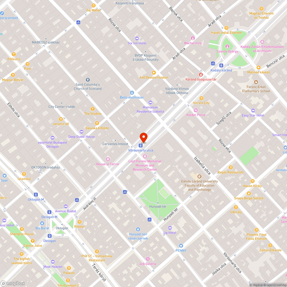 Vörösmarty utca M1 állomás graffiti bejelentés helye