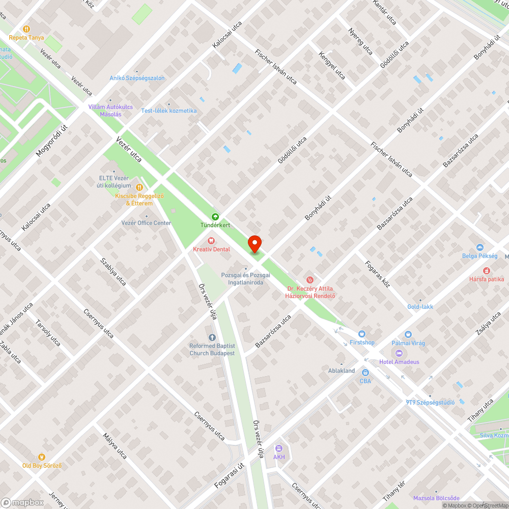 Totálkáros jármű bejelentés helye