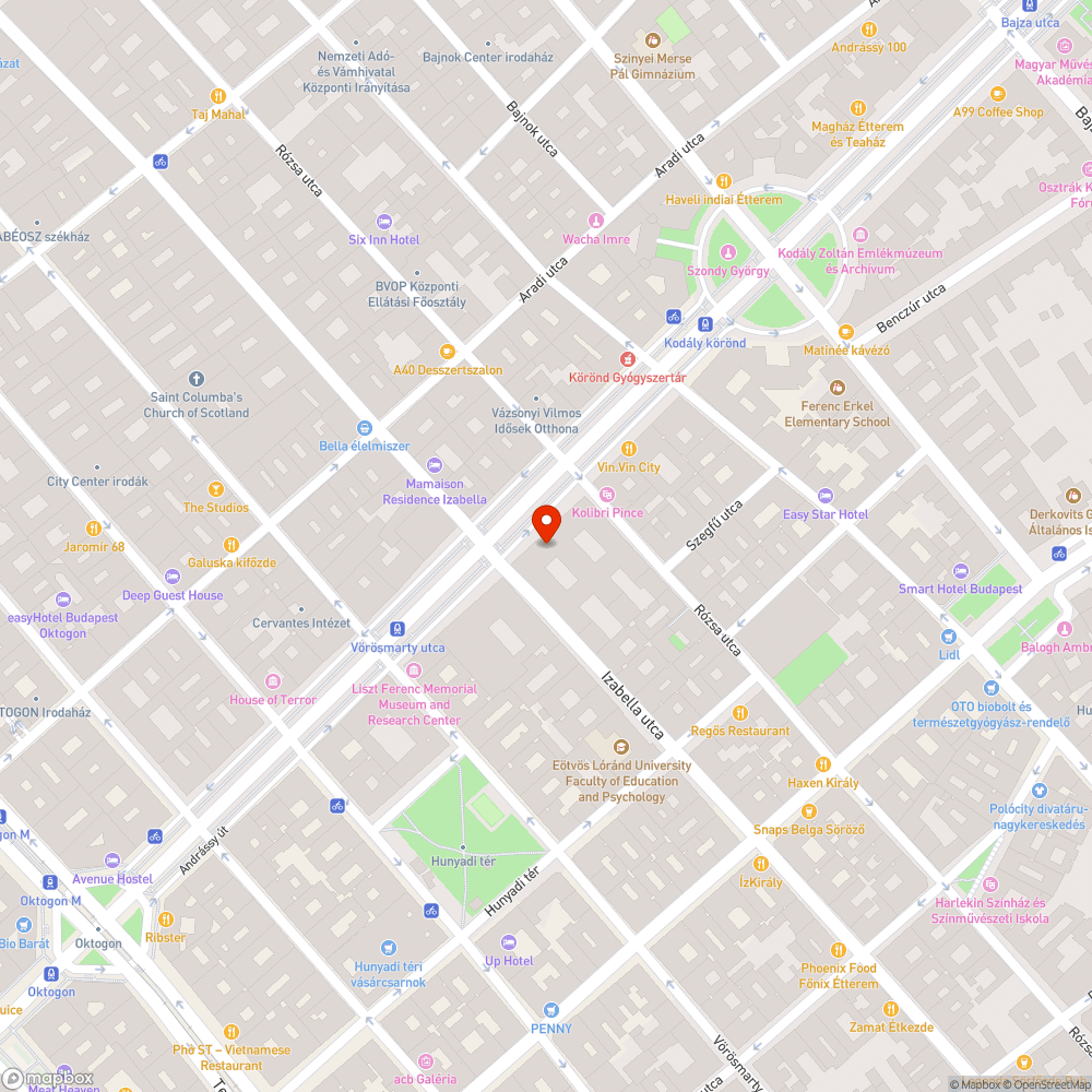 Roncs bejelentés helye