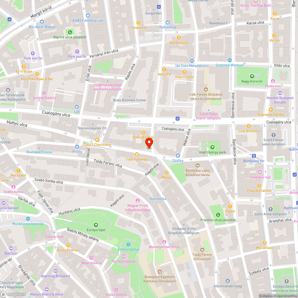 Hiányzó zebra felfestés bejelentés helye