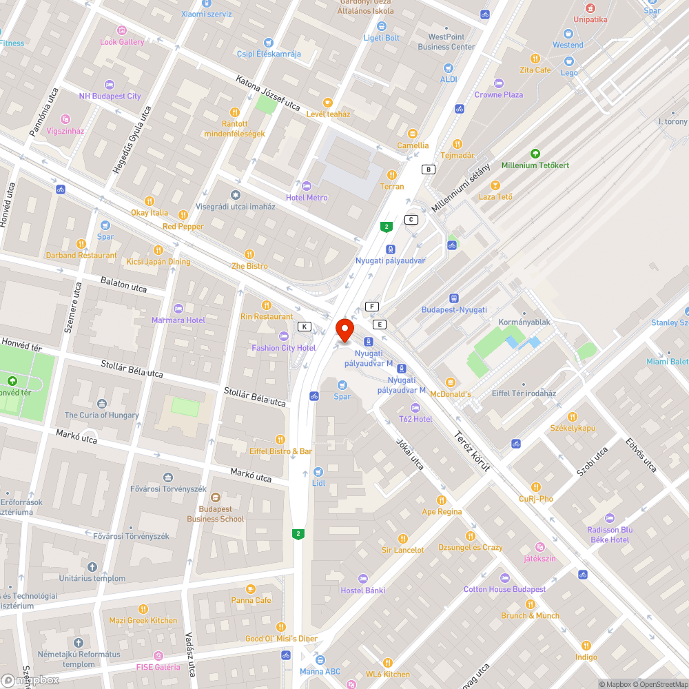 Galamb bejelentés helye