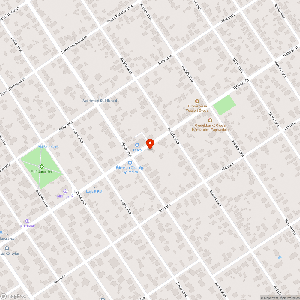 Kátyú, Rákosi út bejelentés helye