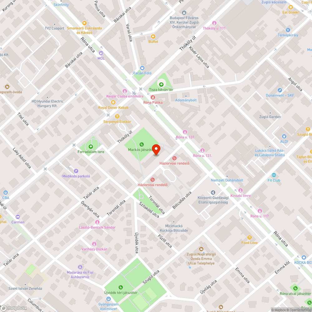 Torontál utcai kukák bejelentés helye