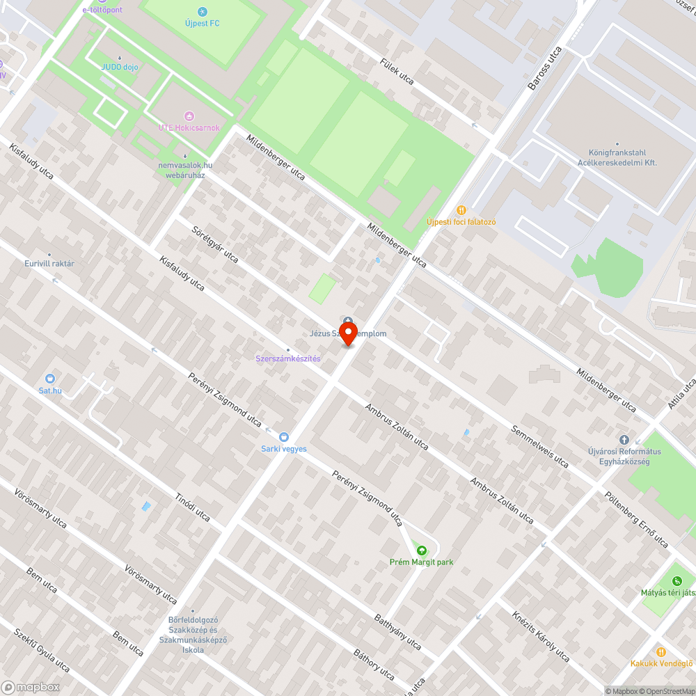 Sérült keret és lyukas fedlap bejelentés helye