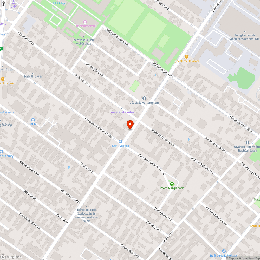 Sérült kis méretű fedlap bejelentés helye