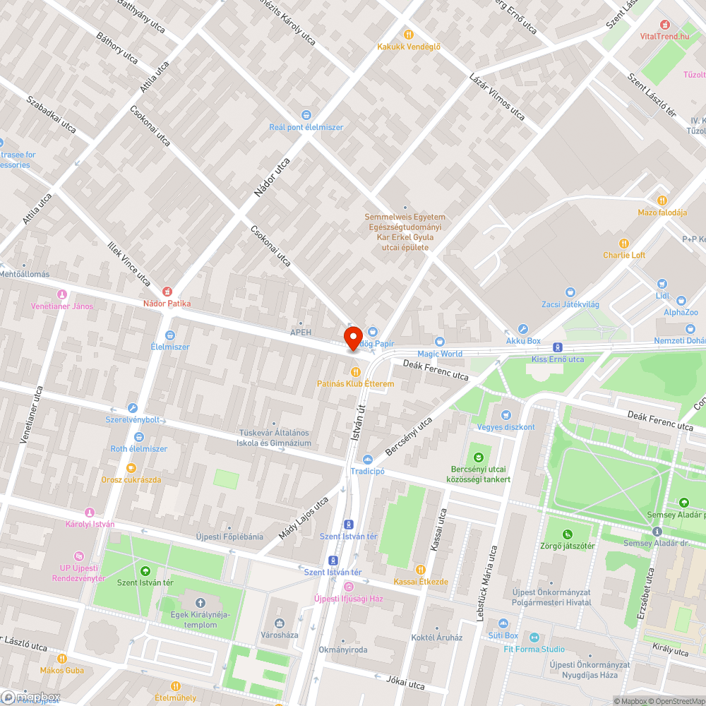 Hiányzó keret bejelentés helye