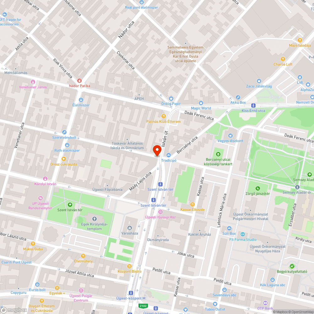 Kopott süllyedt fedlap bejelentés helye