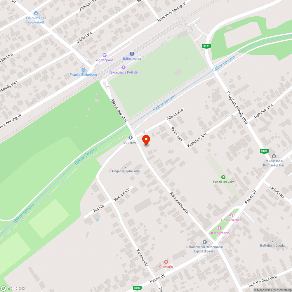 Az utcai közvilágítási lámpa eltakarása bejelentés helye