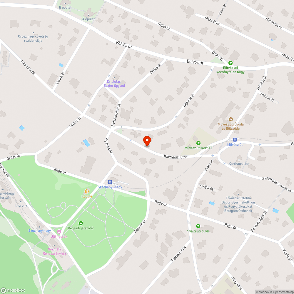 Járhatatlan járda bejelentés helye