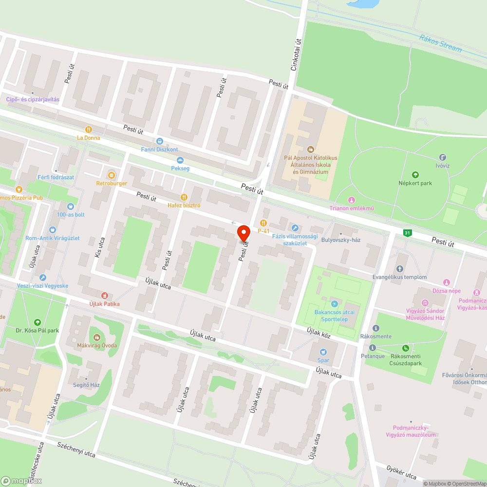 Kráterek bejelentés helye