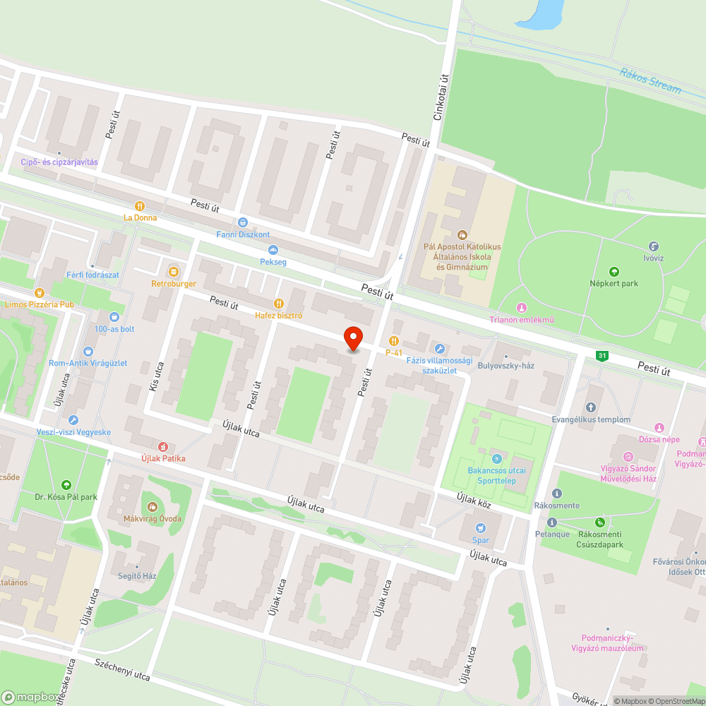 Letört ágak bejelentés helye