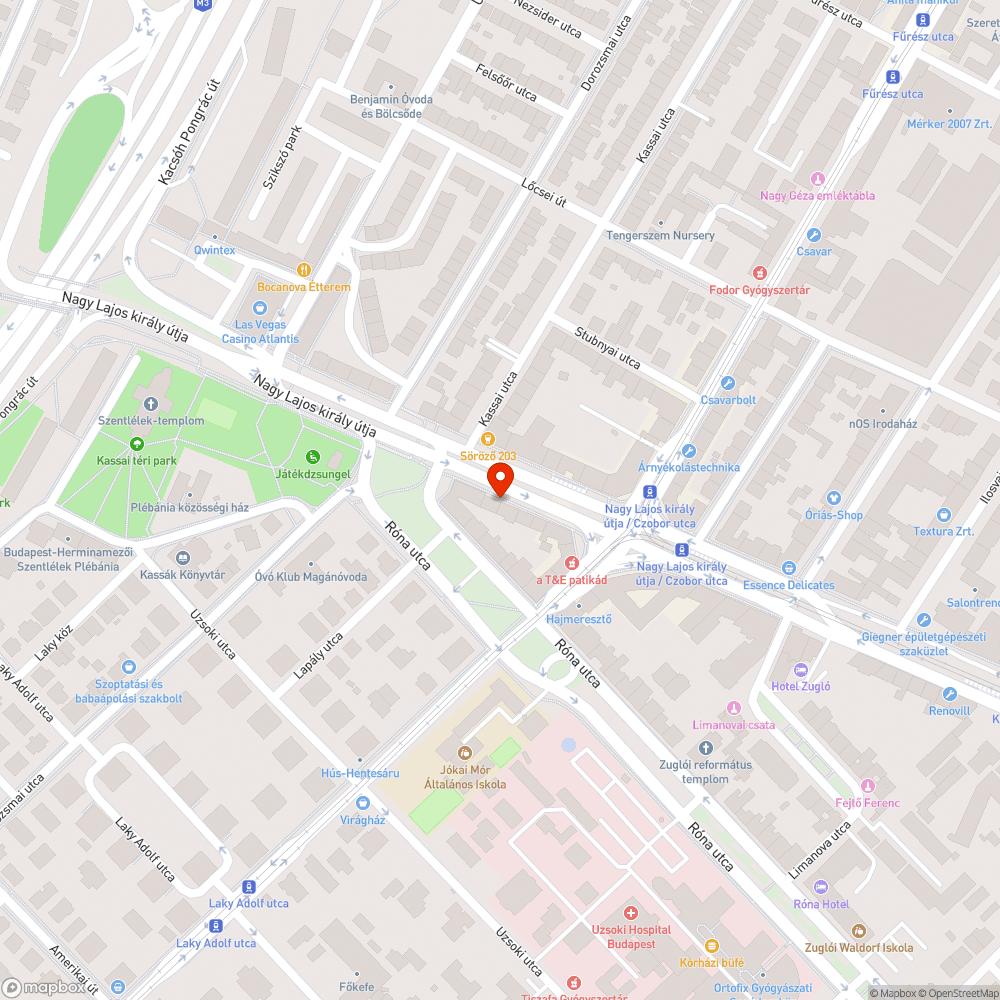 Graffiti a villanyoszlopon bejelentés helye