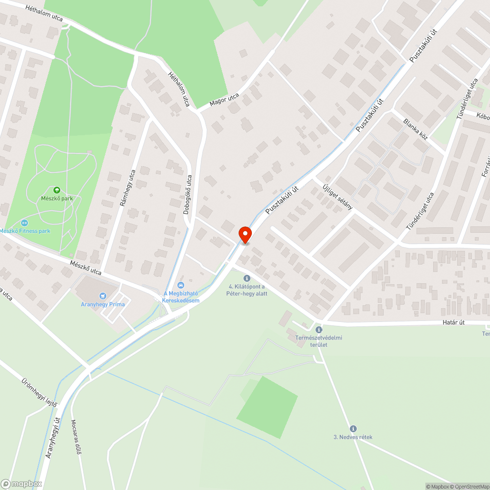 Zöldhulladék bejelentés helye