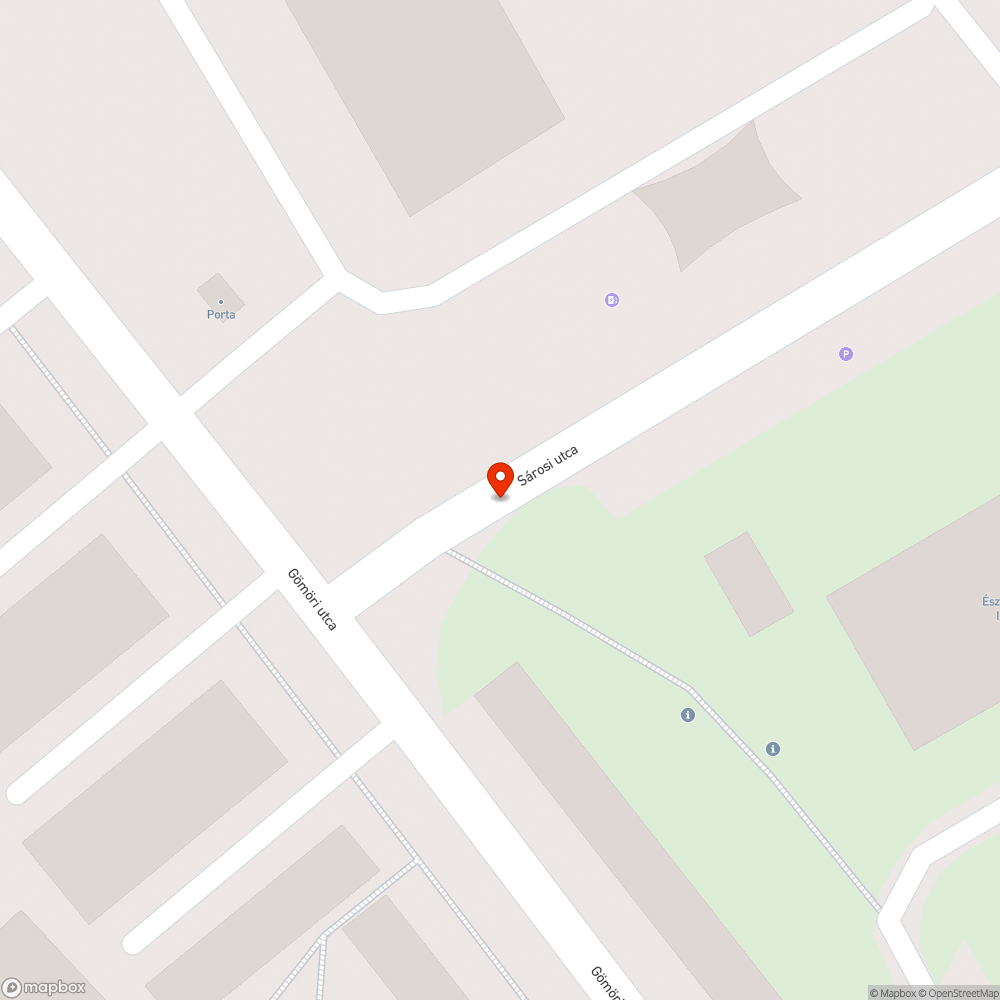 Elhagyott jármű bejelentés helye