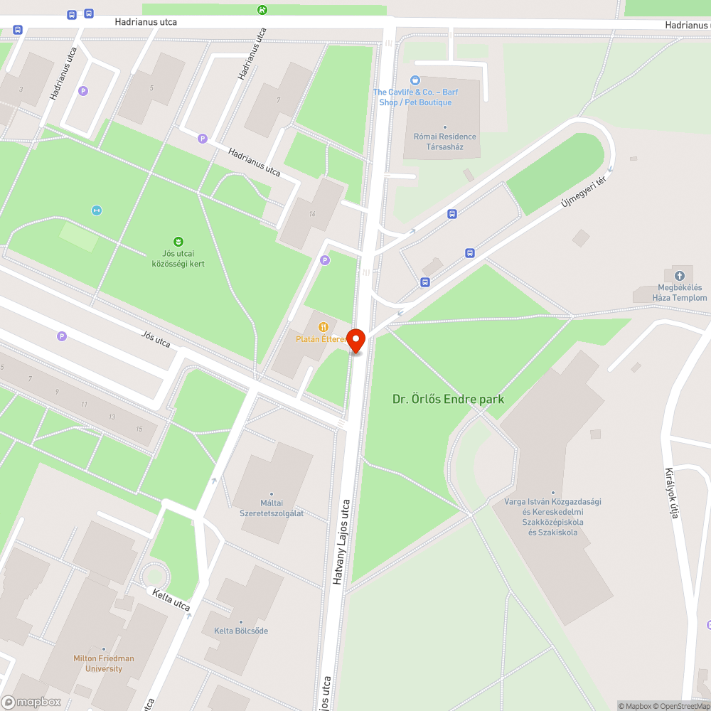 Megdőlt oszlop bejelentés helye