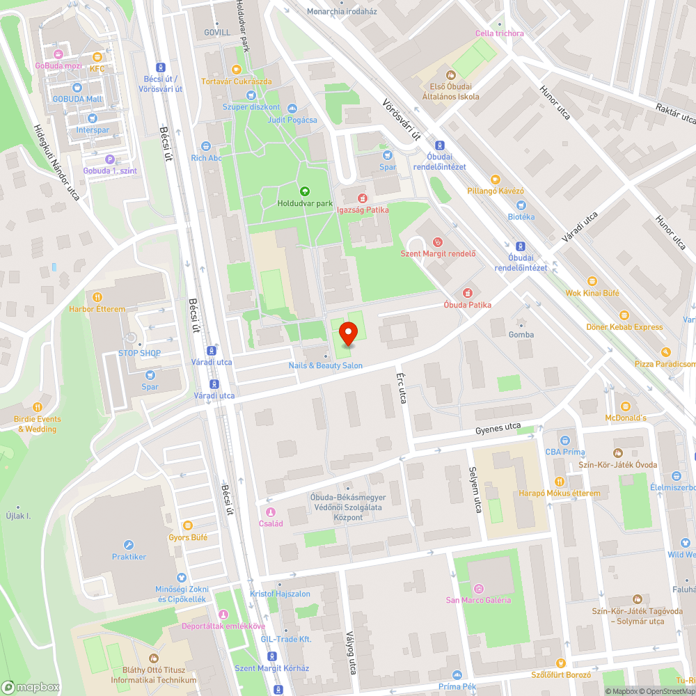 Veszélyes kiálló vas bejelentés helye