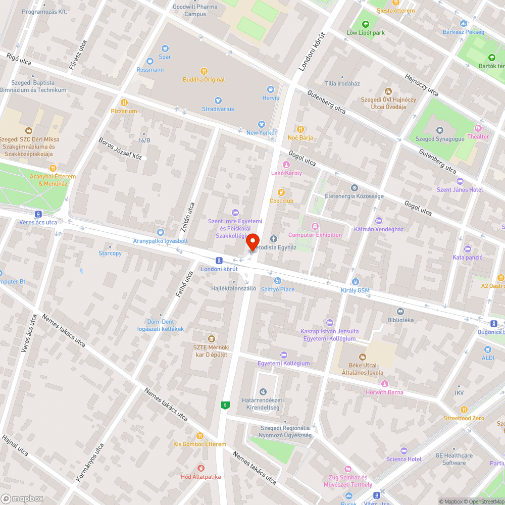 Kerékpáros zebra hiánya bejelentés helye