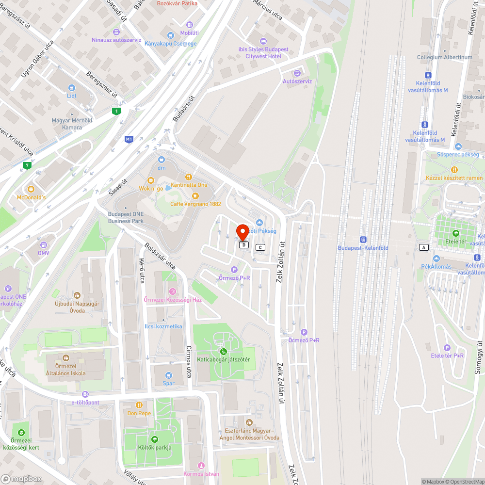 Potyogó-folyó madárkaki bejelentés helye