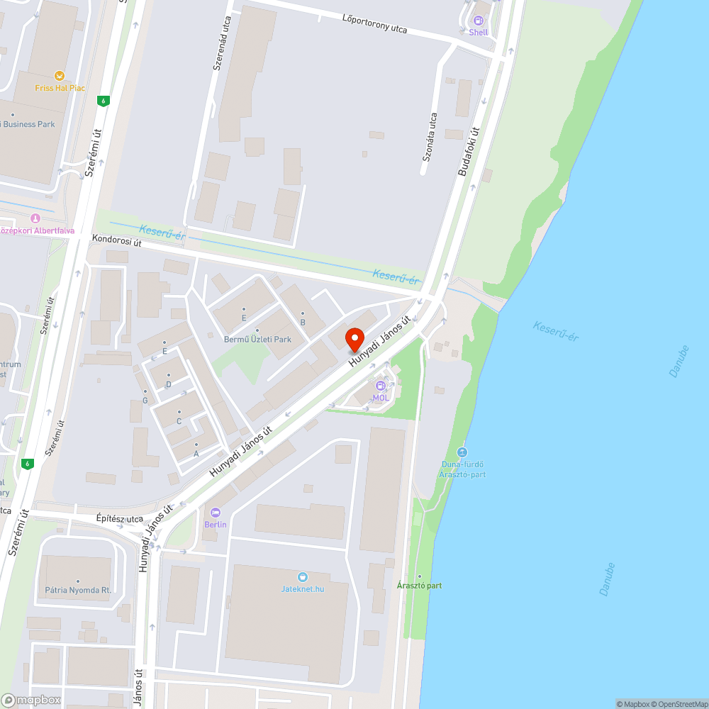 Elhagyott furgon bejelentés helye