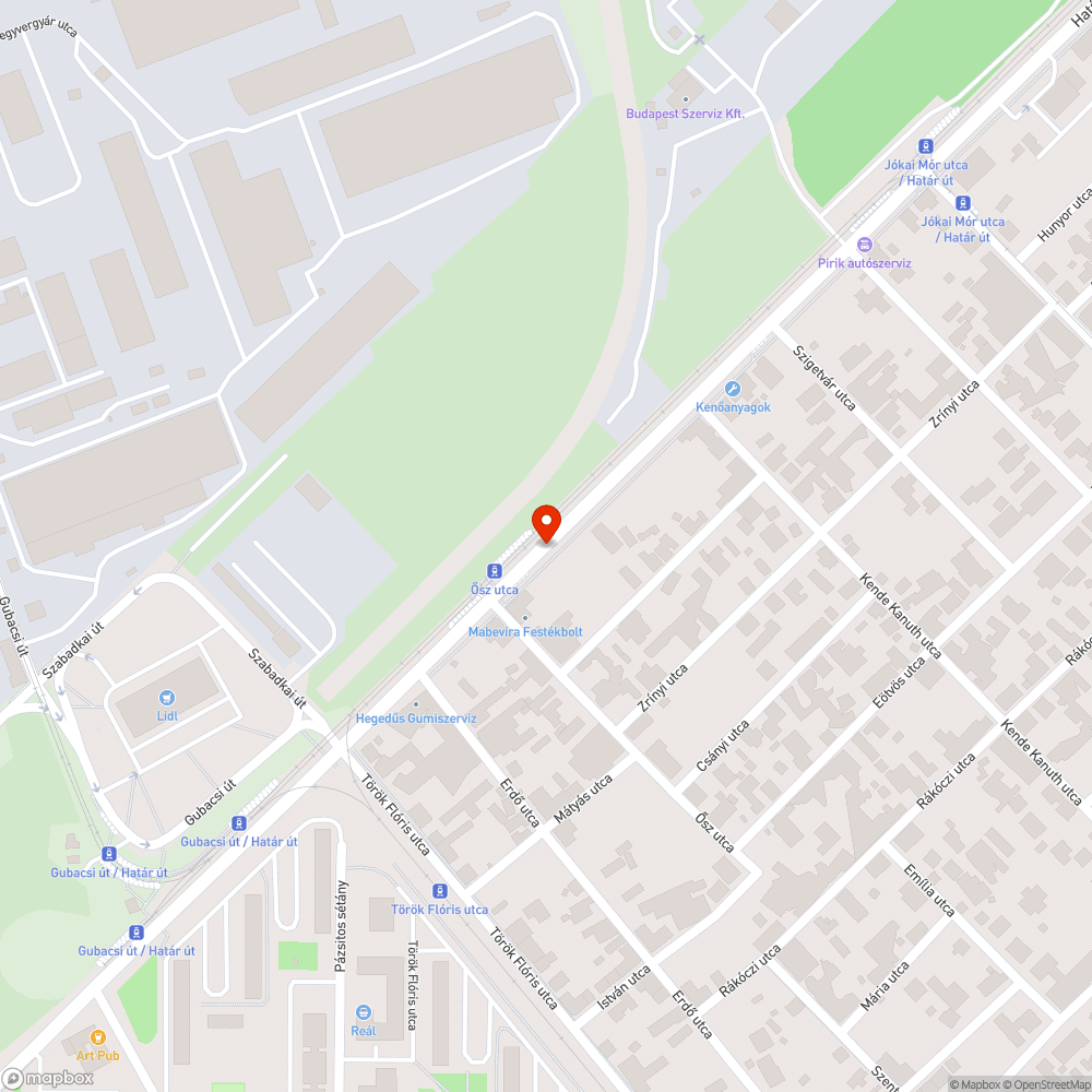 Balesetveszélyes kátyú bejelentés helye