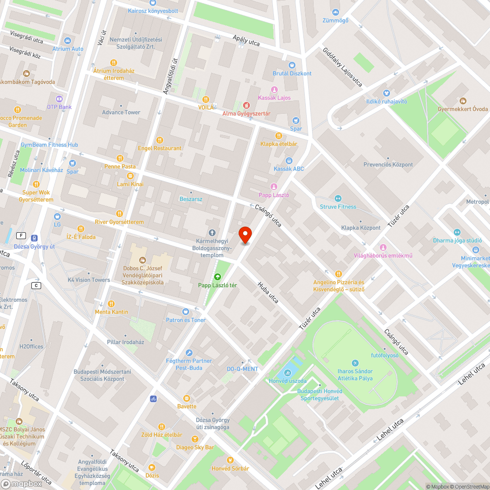 Hiányzik a kerékpársáv felfestése bejelentés helye