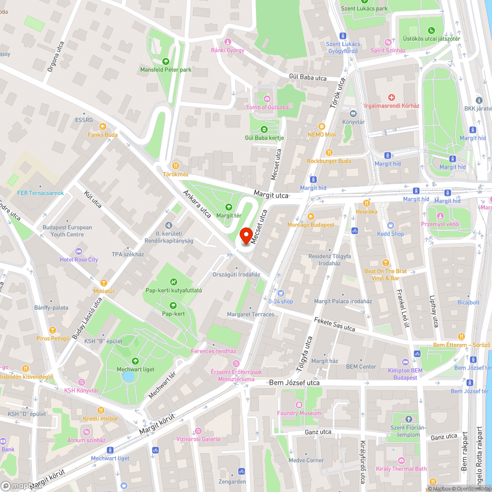 Budai támaszpont bejelentés helye