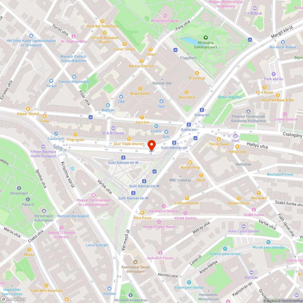 Elszakadt pad bejelentés helye