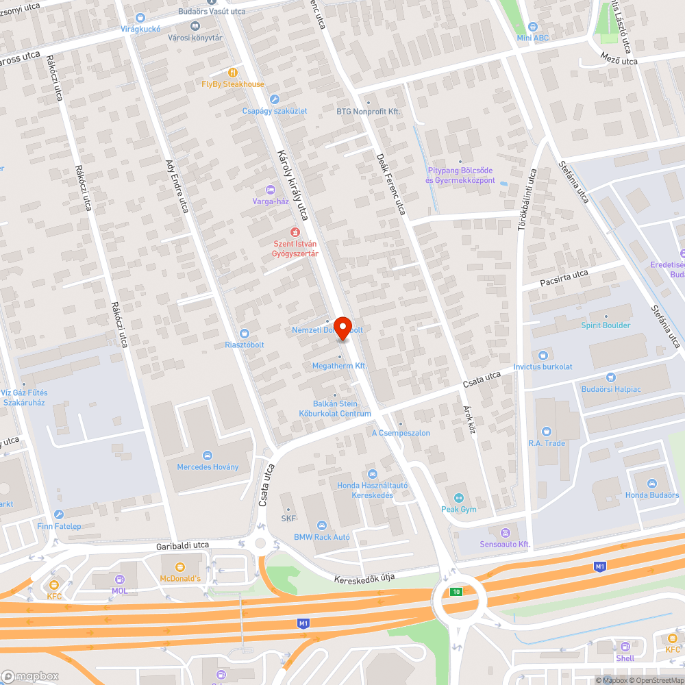 Járdasüllyedés bejelentés helye