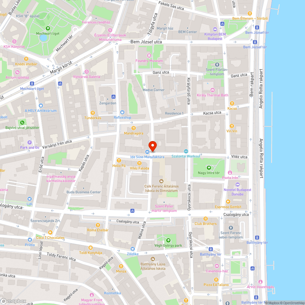 Elhagyatott kerékpár bejelentés helye