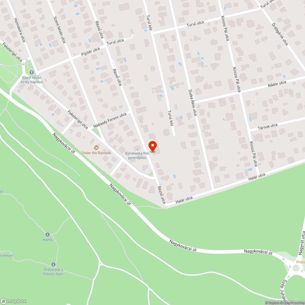 Sáros utcák bejelentés helye