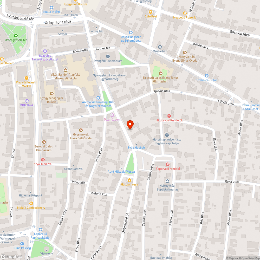 Balesetveszélyes járda bejelentés helye