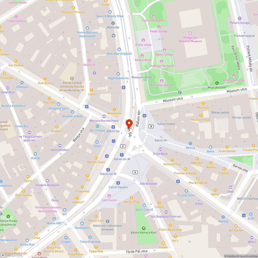 Szabályos kanyarodás bejelentés helye