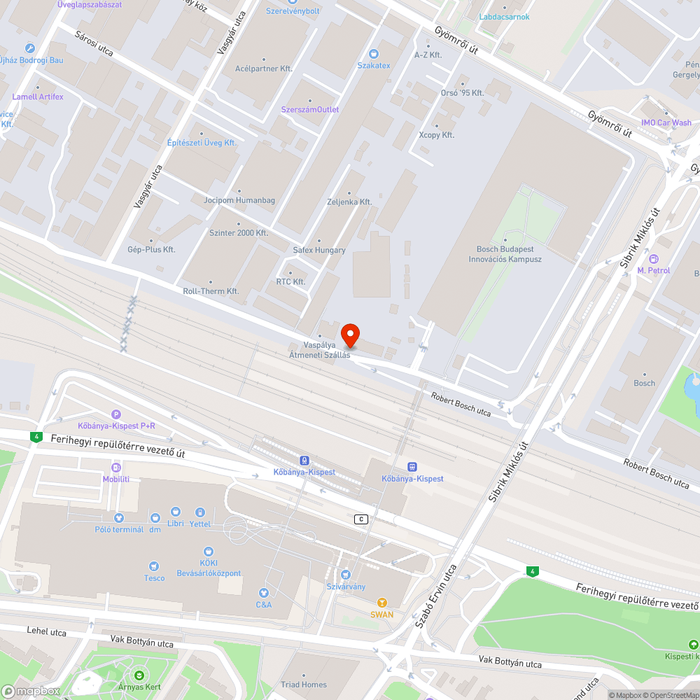 Hatalmas a gaz a Vaspálya utcán bejelentés helye