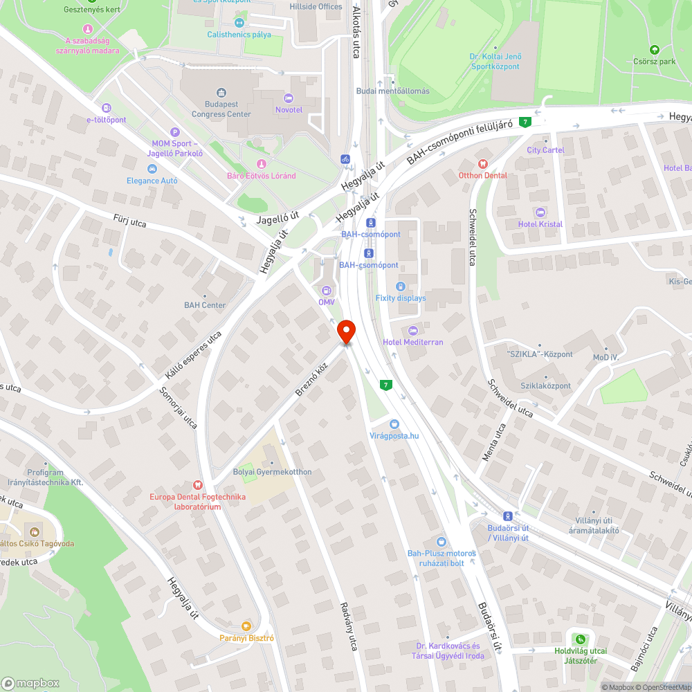 Graffitis szekrény bejelentés helye