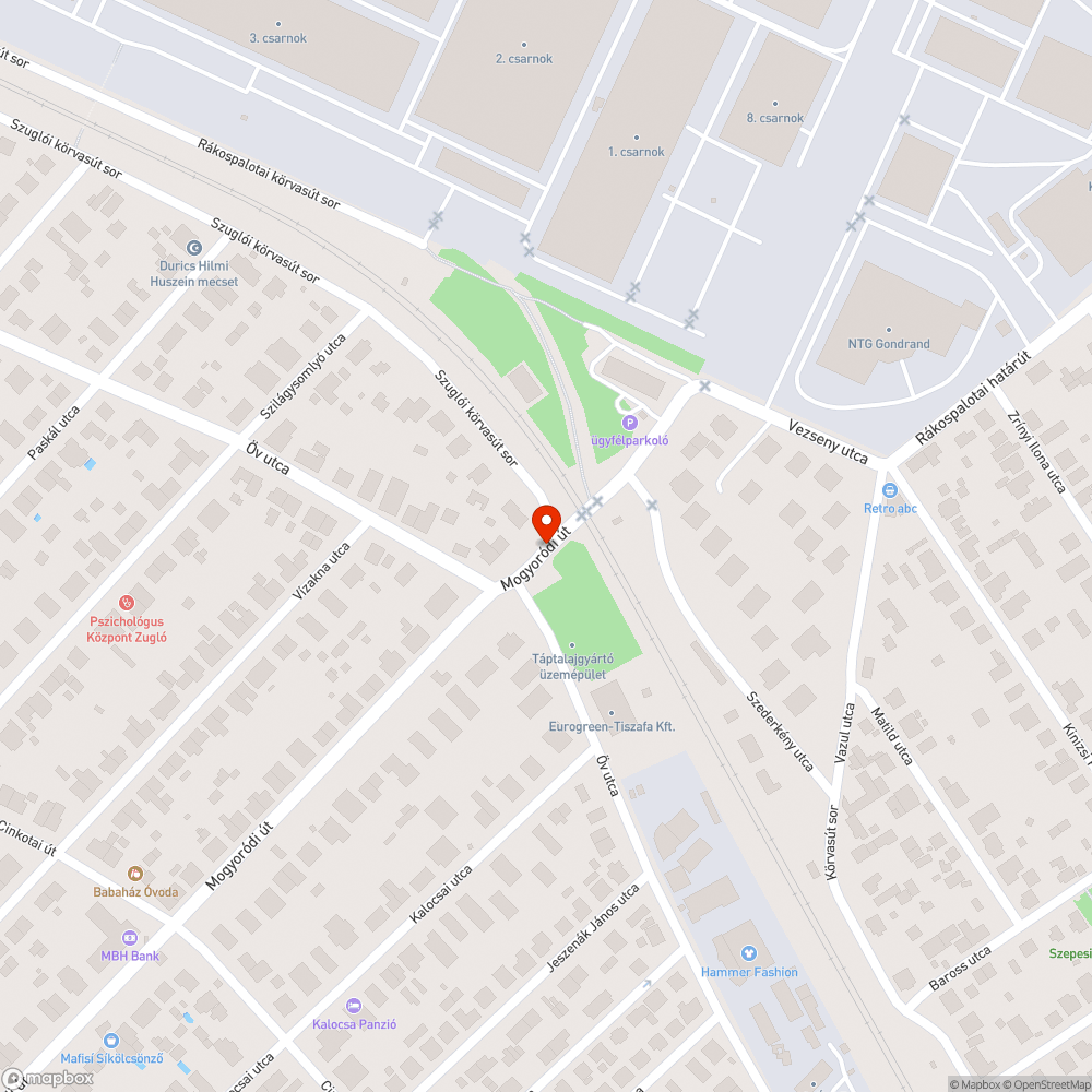 Elszáradt fák bejelentés helye