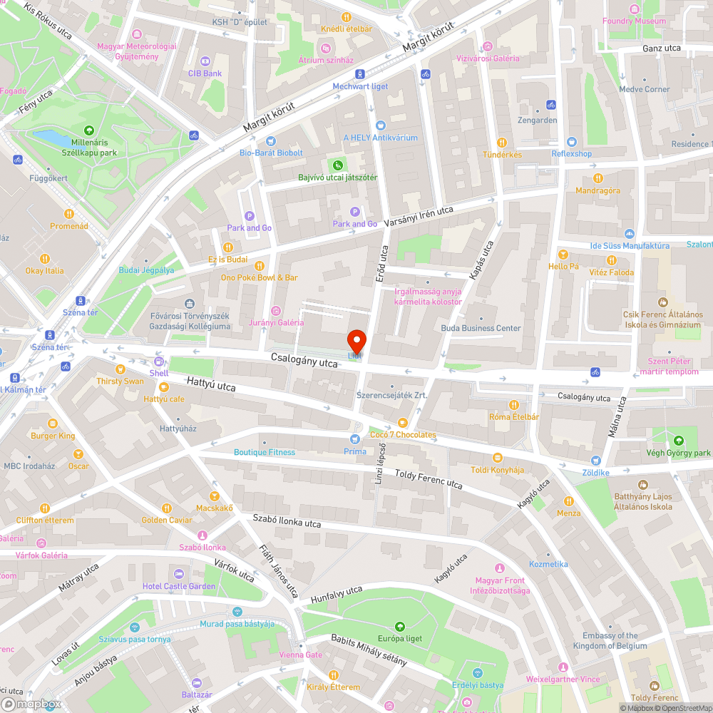 Teljesen lekopott kerékpársávjelzés bejelentés helye