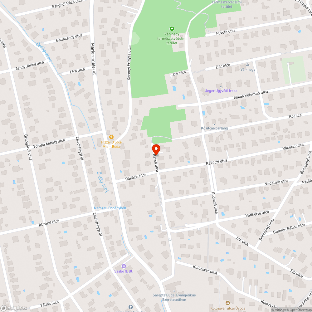 Nincsen közvilágítás 3. hete bejelentés helye