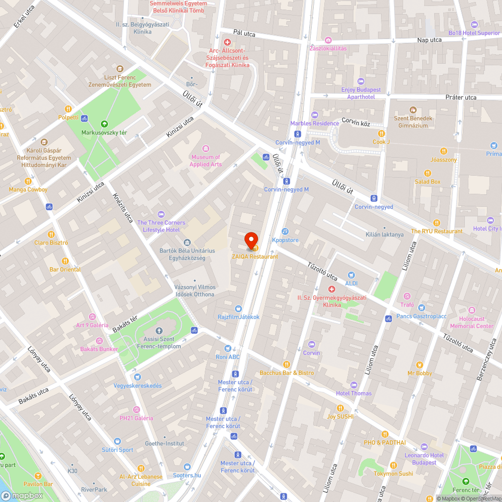 Szemét a Ferenc krt 36 előtti járdán bejelentés helye