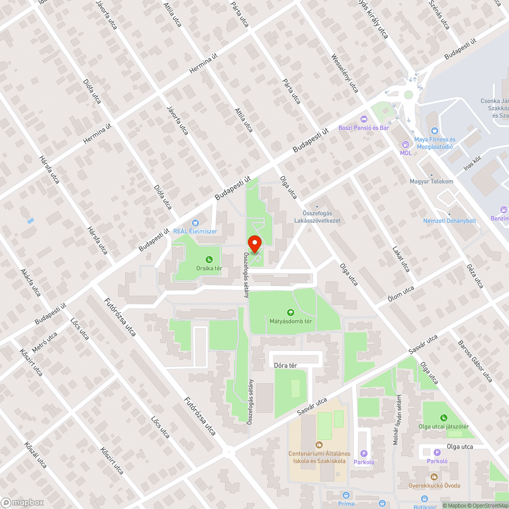 Felújításra szoruló ülőpadok bejelentés helye