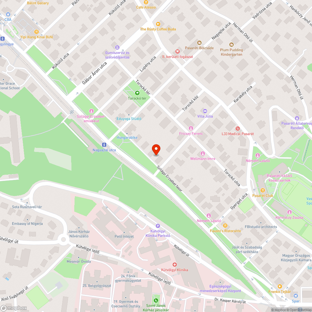 Szilágyi Erzsébet fasor fái bejelentés helye