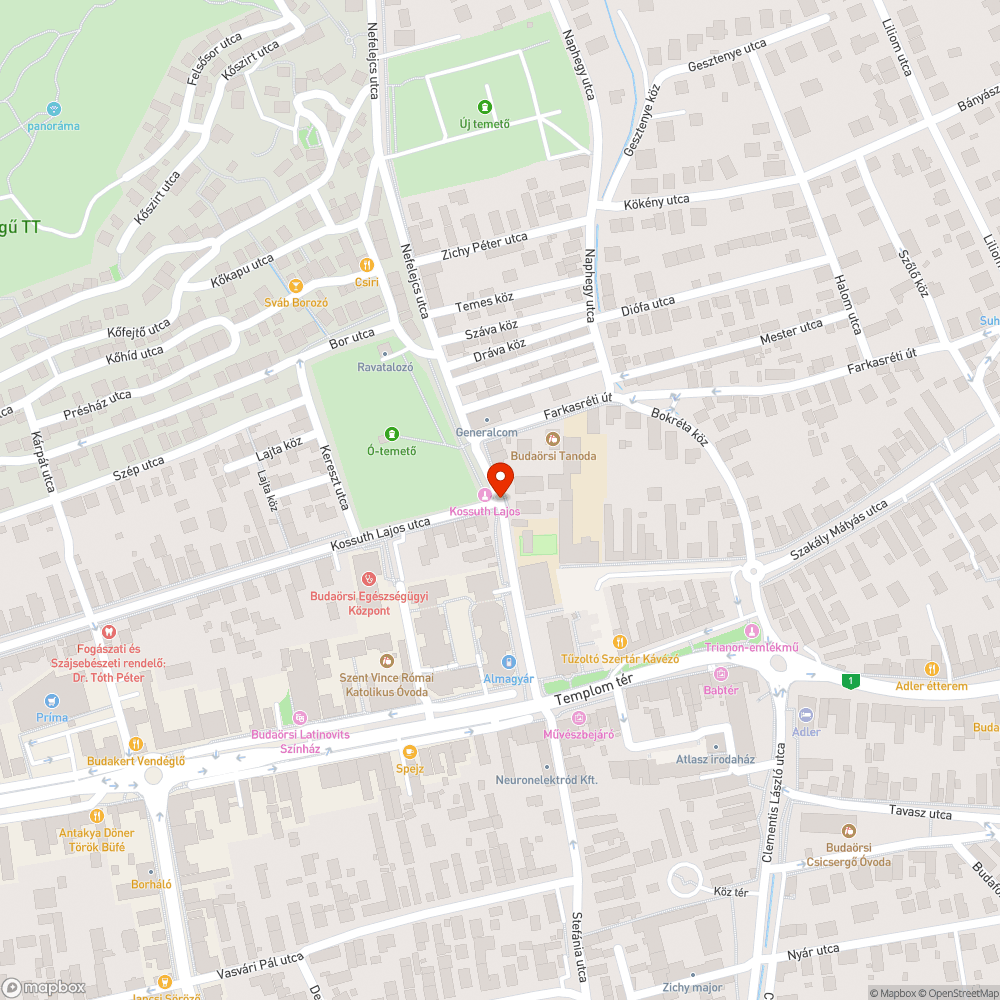 Hiányzó fedél bejelentés helye