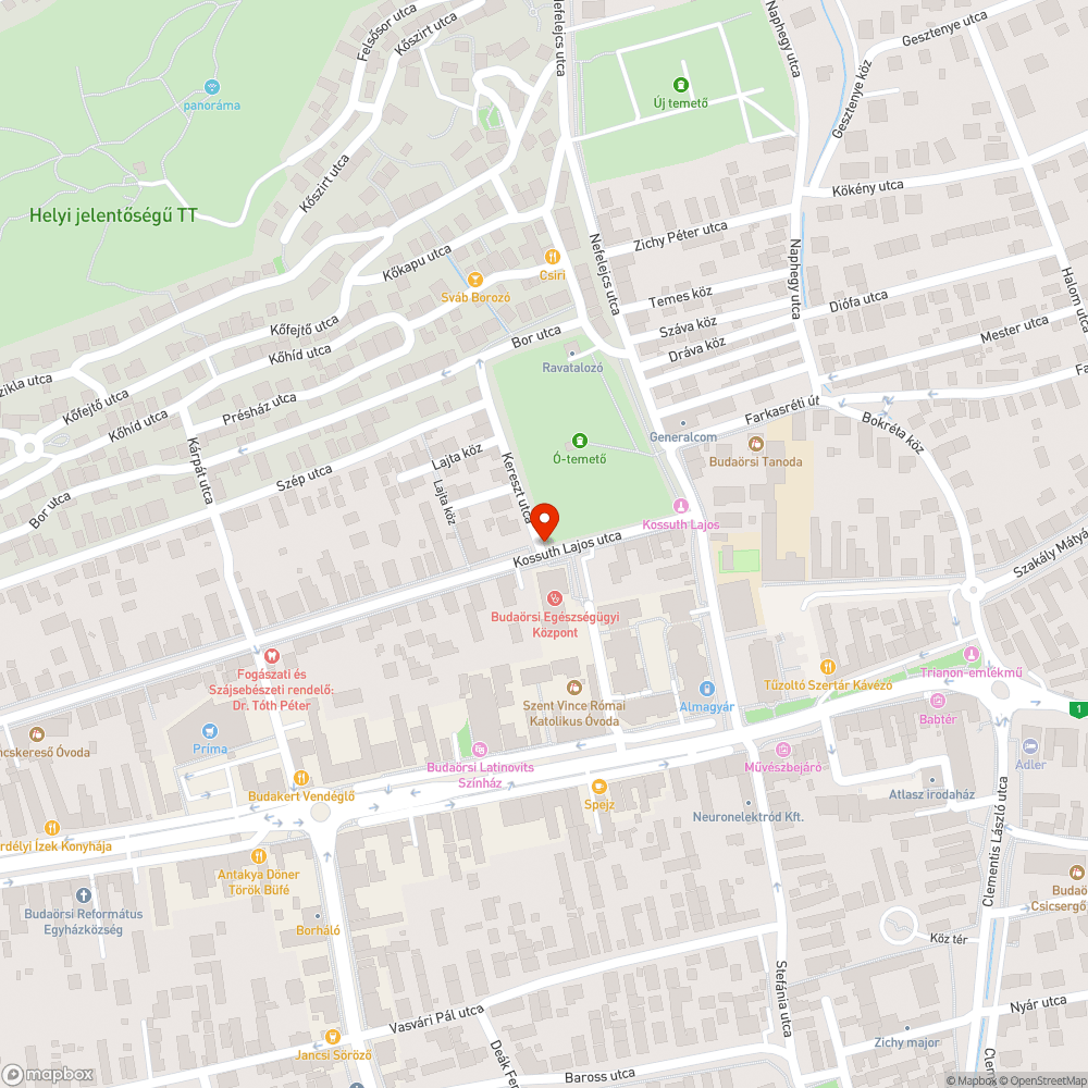 Kopott sérült tábla bejelentés helye