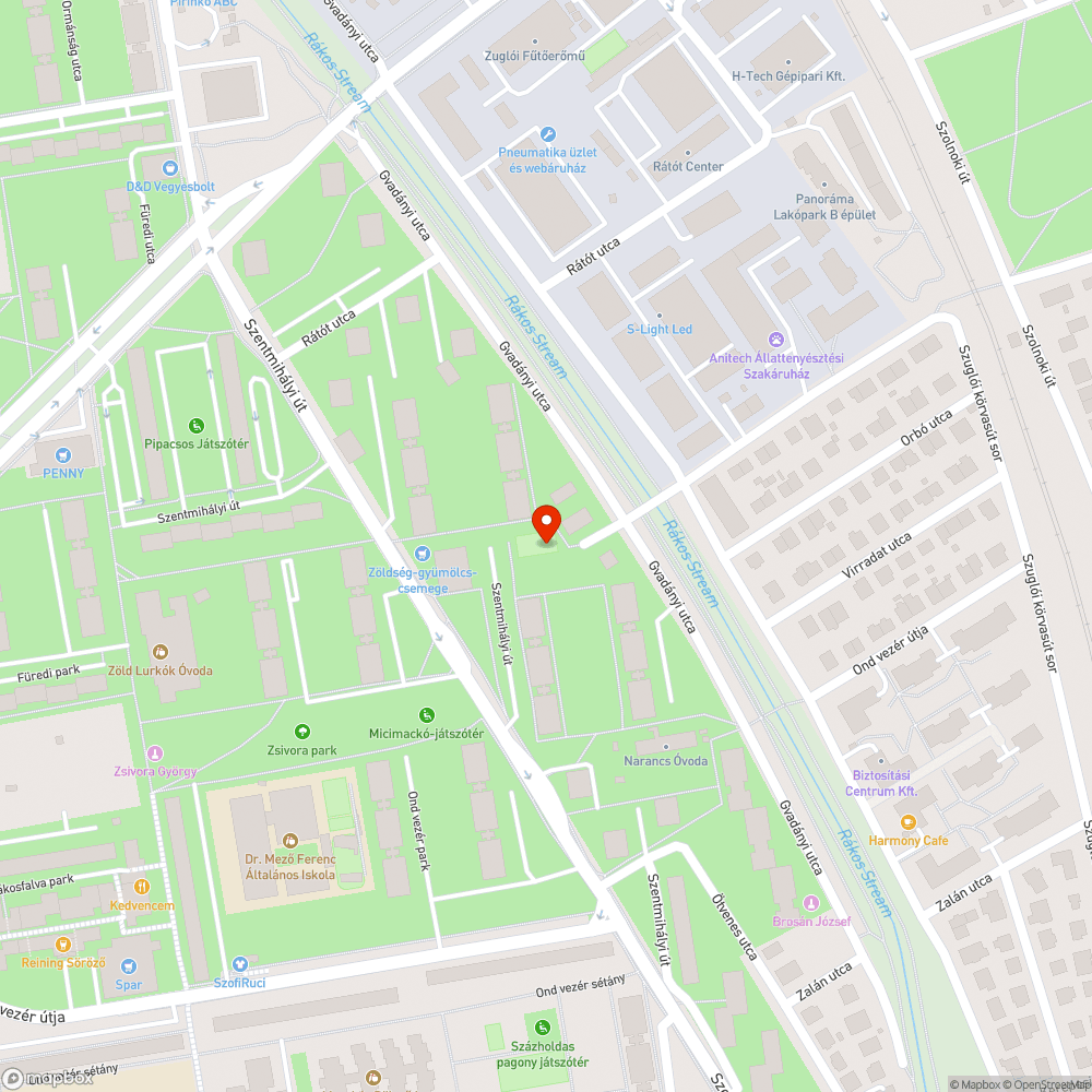 Rossz csap bejelentés helye