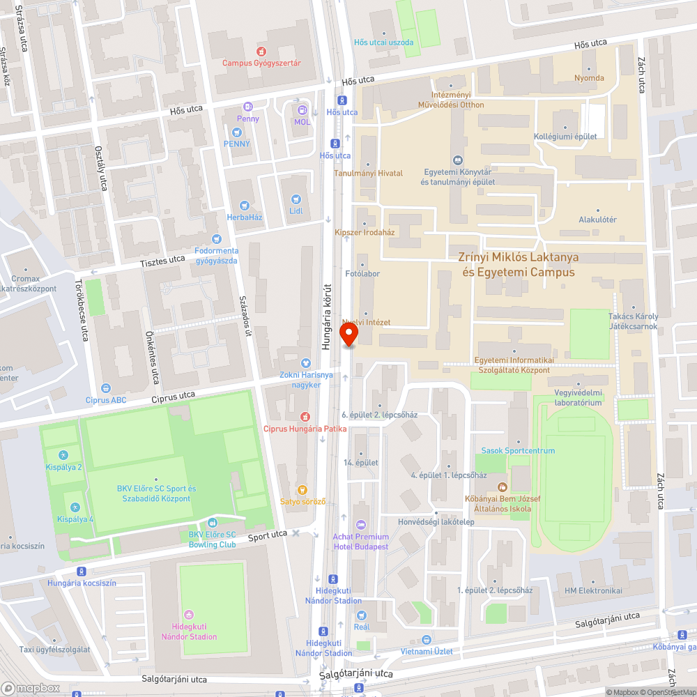 Kiszáradt fák bejelentés helye