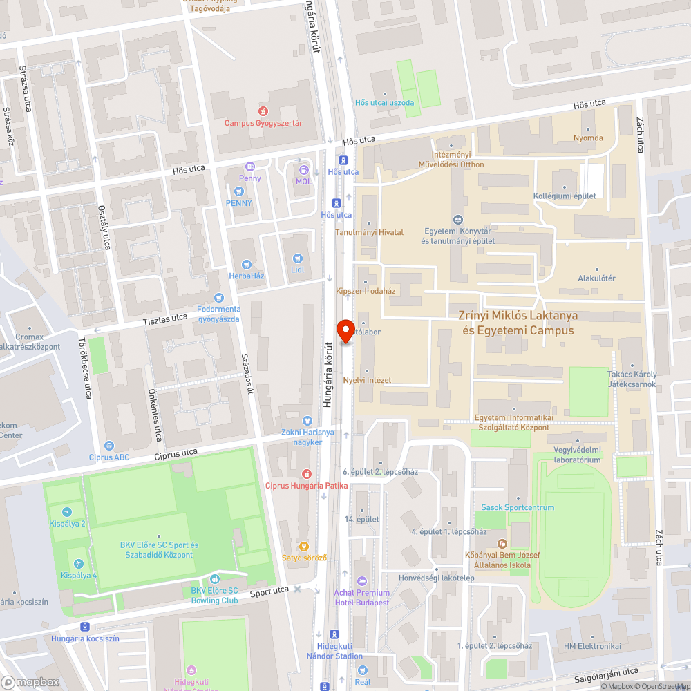 Kiszáradt fák bejelentés helye